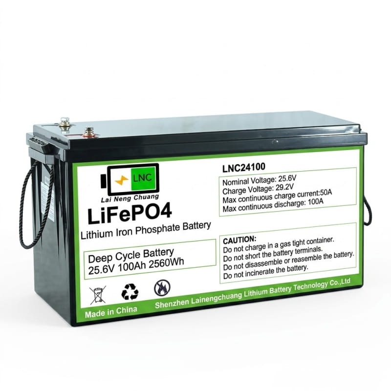 24V 100Ah LiFePO4 Batteries 